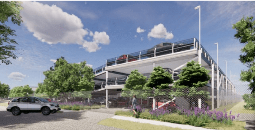 A rendered image of the development from Forward St. Image source: ASX release