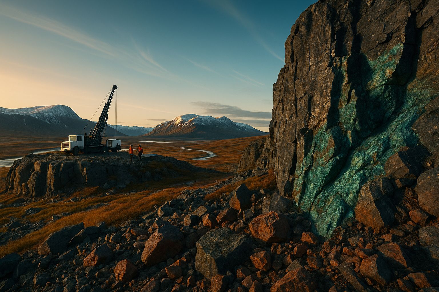 Somerset Minerals hits wide visual copper zones at Jura North; IP/EM complete as assays near
